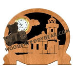 Alki Point, WA Lighthouse fretwork scroll saw pattern | The Wooden Teddy Bear