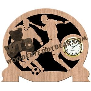 Soccer Players fretwork scroll saw pattern | The Wooden Teddy Bear