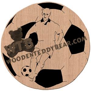 Soccer fretwork scroll saw pattern | The Wooden Teddy Bear