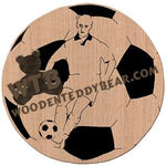 Soccer fretwork scroll saw pattern | The Wooden Teddy Bear