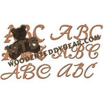 Monogram Set #2 fretwork scroll saw pattern | The Wooden Teddy Bear