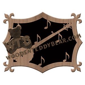 Banjo fretwork scroll saw pattern | The Wooden Teddy Bear