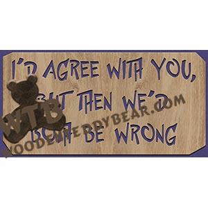 I'd Agree With You fretwork scroll saw pattern | The Wooden Teddy Bear