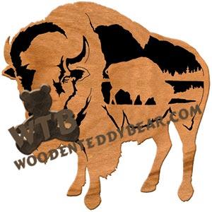 Buffalo fretwork scroll saw pattern | The Wooden Teddy Bear