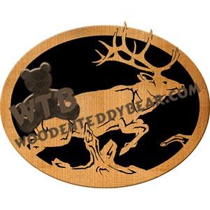 Elk fretwork scroll saw pattern | The Wooden Teddy Bear