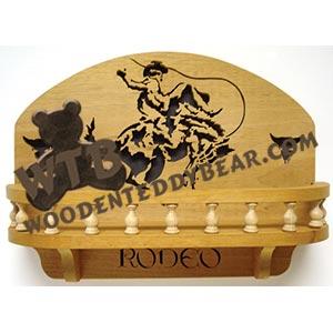 Rodeo Spindle Shelf fretwork scroll saw pattern | The Wooden Teddy Bear