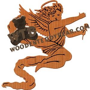 Little Wings fretwork scroll saw pattern | The Wooden Teddy Bear