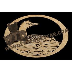 Loon fretwork scroll saw pattern | The Wooden Teddy Bear