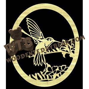 Hummingbird fretwork scroll saw pattern | The Wooden Teddy Bear