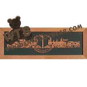 Golden Spike fretwork scroll saw pattern | The Wooden Teddy Bear