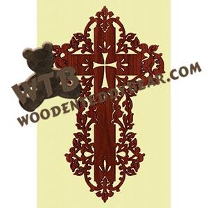 August Cross fretwork scroll saw pattern | The Wooden Teddy Bear