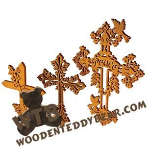 Cross Collection #4 fretwork scroll saw pattern | The Wooden Teddy Bear