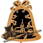 Church Bell #2 fretwork scroll saw pattern | The Wooden Teddy Bear