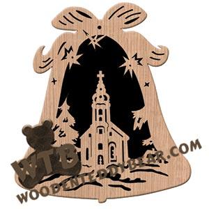 Church Bell #6 fretwork scroll saw pattern | The Wooden Teddy Bear