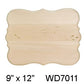 Wood Plaque Blanks