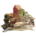 Old Country Mill Intarsia scroll saw pattern | The Wooden Teddy Bear