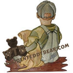 Little Buddy Intarsia scroll saw pattern | The Wooden Teddy Bear