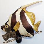 Angel Fish Intarsia scroll saw pattern | The Wooden Teddy Bear