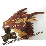 Western Dragon | Intarsia Scroll Saw Pattern | Wooden Teddy Bear