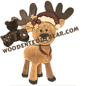 Rudy | Fretwork Scroll Saw Pattern | Wooden Teddy Bear