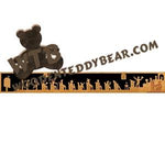 Door Topper Country Church Meeting fretwork scroll saw pattern | The Wooden Teddy Bear