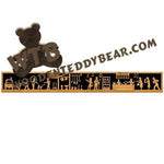 Door Topper Farmer's Seed Store fretwork scroll saw pattern | The Wooden Teddy Bear