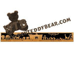 Door Topper Noah's Ark fretwork scroll saw pattern | The Wooden Teddy Bear