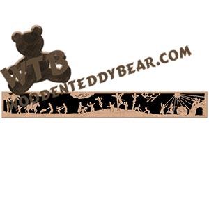 Door Topper Easter Resurrection fretwork scroll saw pattern | The Wooden Teddy Bear