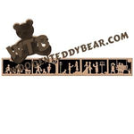 Door Topper Five Seasons of Life fretwork scroll saw pattern | The Wooden Teddy Bear