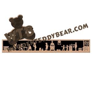Door Topper  Old Corner Grocery Store fretwork scroll saw pattern | The Wooden Teddy Bear