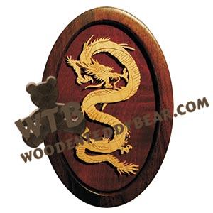 Dragon #2 fretwork scroll saw pattern | The Wooden Teddy Bear