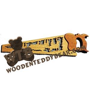 Running Deer Hand Saw fretwork scroll saw pattern | The Wooden Teddy Bear