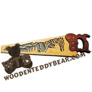 Deer Hand Saw fretwork scroll saw pattern | The Wooden Teddy Bear