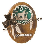 Wolf Spirit Catcher fretwork scroll saw pattern | The Wooden Teddy Bear