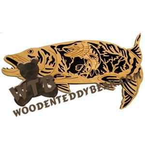 Muskie fretwork scroll saw pattern | The Wooden Teddy Bear