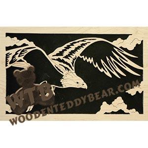 Soaring Eagle fretwork scroll saw pattern | The Wooden Teddy Bear