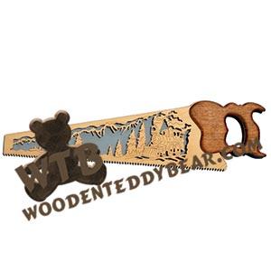 Train #1 Hand Saw fretwork scroll saw pattern | The Wooden Teddy Bear