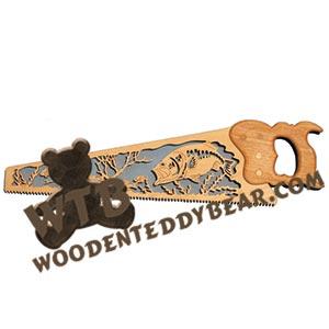 Bass & Bluegills Hand Saw fretwork scroll saw pattern | The Wooden Teddy Bear