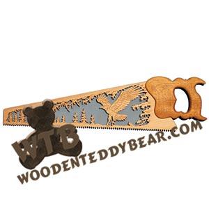 Eagle Ridge Hand Saw fretwork scroll saw pattern | The Wooden Teddy Bear