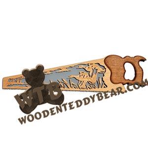 Mallards Hand Saw fretwork scroll saw pattern | The Wooden Teddy Bear