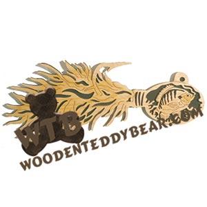 Bluegill Panfish Jig fretwork scroll saw pattern | The Wooden Teddy Bear