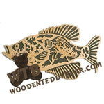 Crappie fretwork scroll saw pattern | The Wooden Teddy Bear