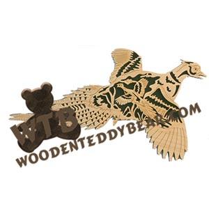 Pheasant fretwork scroll saw pattern | The Wooden Teddy Bear