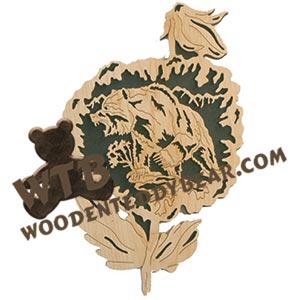 Grizzly #2 fretwork scroll saw pattern | The Wooden Teddy Bear