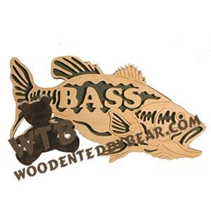 Bass fretwork scroll saw pattern | The Wooden Teddy Bear