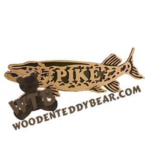 Pike fretwork scroll saw pattern | The Wooden Teddy Bear