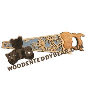 Sunrise Owl Hand Saw fretwork scroll saw pattern | The Wooden Teddy Bear
