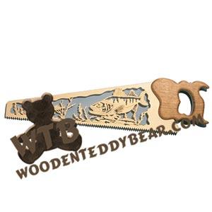 Hungry Walleye Hand Saw fretwork scroll saw pattern | The Wooden Teddy Bear