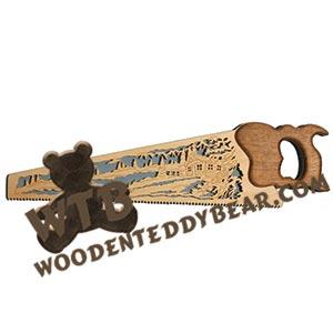 Summer Cabin Hand Saw fretwork scroll saw pattern | The Wooden Teddy Bear