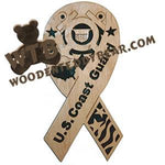 U.S. Coast Guard Freedom Ribbon fretwork scroll saw pattern | The Wooden Teddy Bear